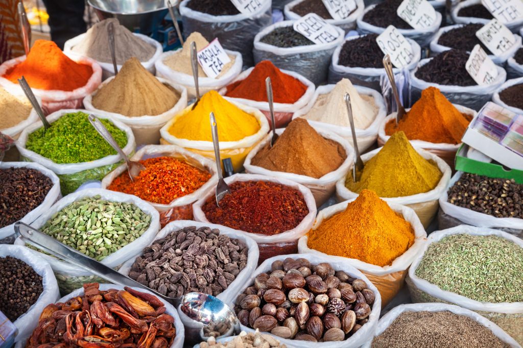 Indian colorful spices