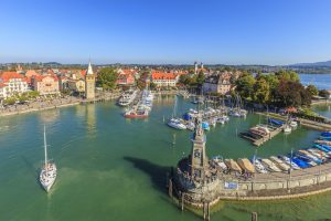 Lindau, Germania, città, turismo, porto, barche, estate, lago